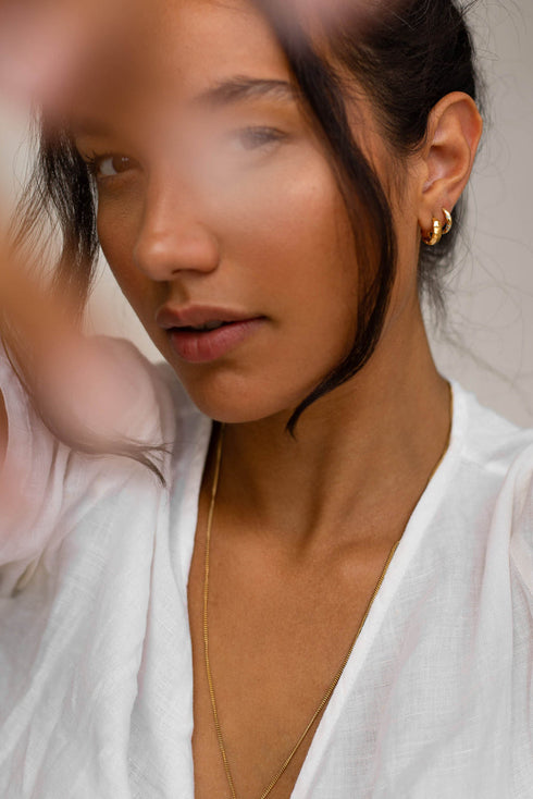 AVA HOOPS GOLD